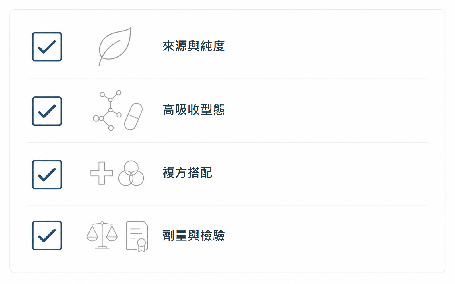 槲皮素怎麼挑 — 來源純度、型態、複方搭配、劑量與檢驗檢查清單